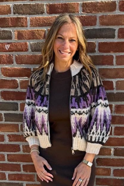 woman in sweater and dress