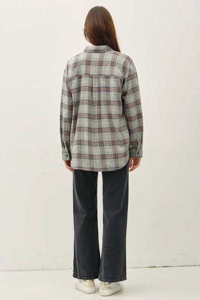 Ultra Soft Plaid Button Up
