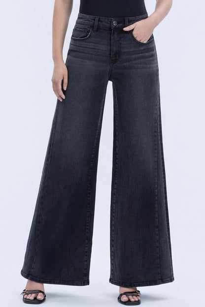 Super High Rise Full Length Palazzo Twist Jeans