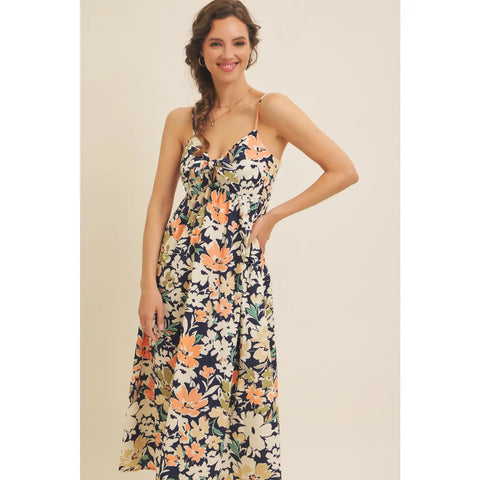 Cami Floral Print Midi Dress