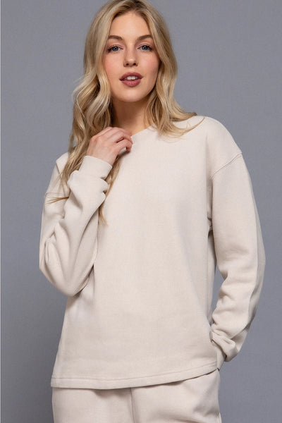 Round Neck Soft Knit Top