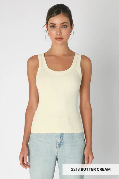 Reversible Ribbed Tank Top