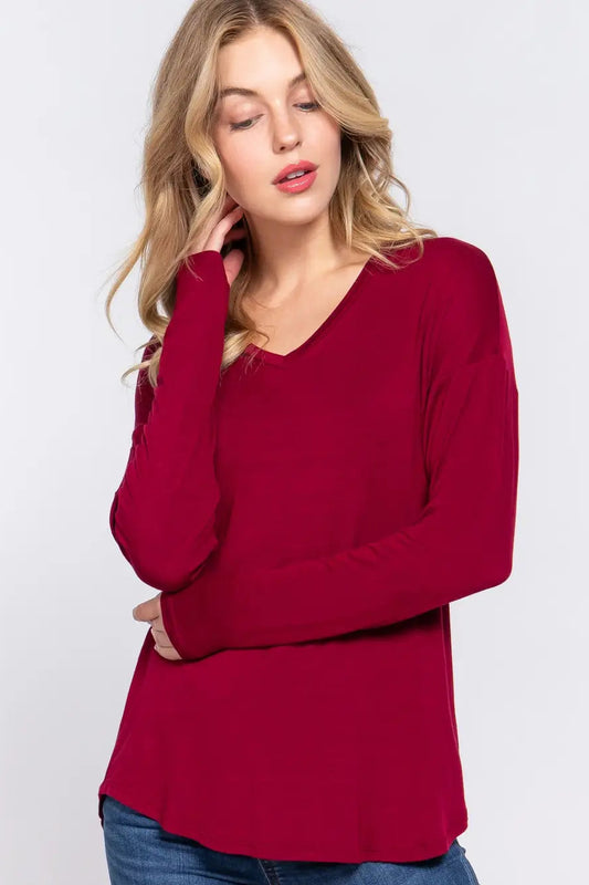 Dolman Sleeve Jersey Top
