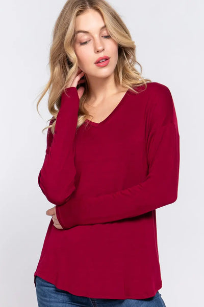 Dolman Sleeve Jersey Top