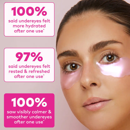 Hydrogel Undereye Masks - Seaweed-Based with Calming Cherry