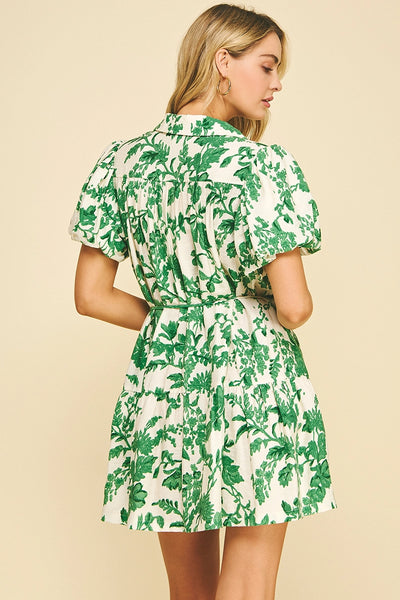 The Lily Button-Front Floral