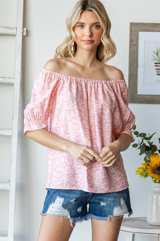 Floral Off Shoulder Top