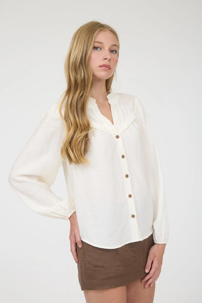 Ruffle Neck Blouse