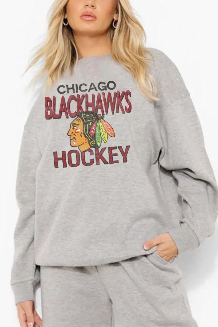 Blackhawks Graphic Sweatshirt