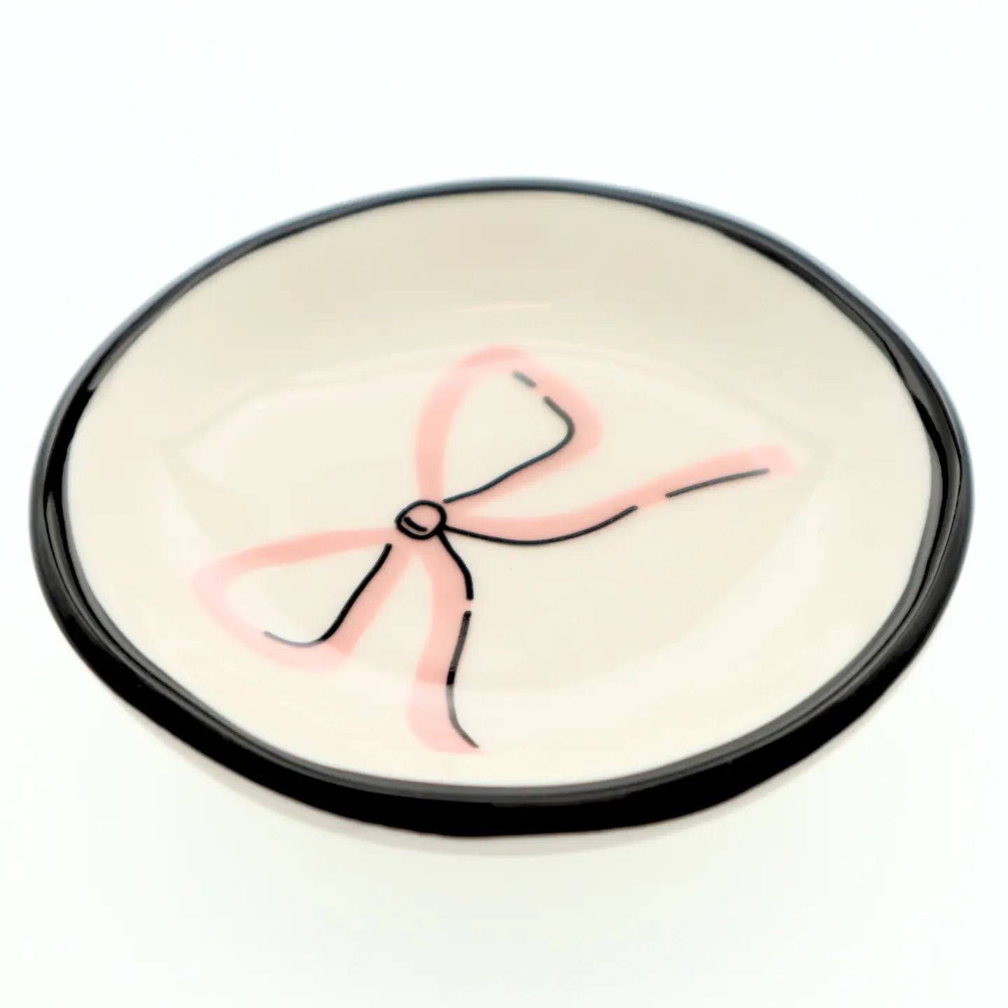 Pink Bow Tray