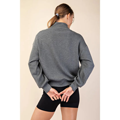 Modal Scuba Luxe Half Zip Jacket