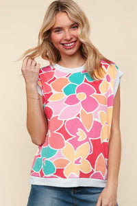 Flora Wave Knit Top