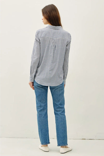 Signature Stripe Button Up
