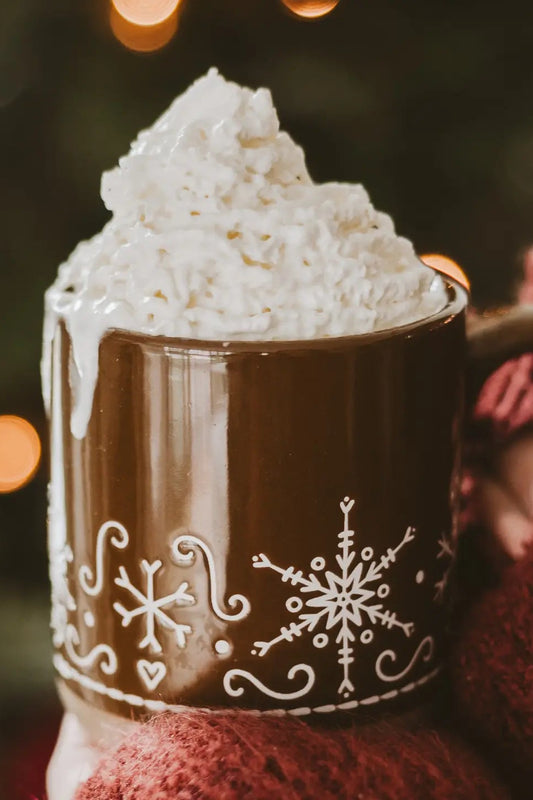 Gingerbread Stoneware Coffee Mug