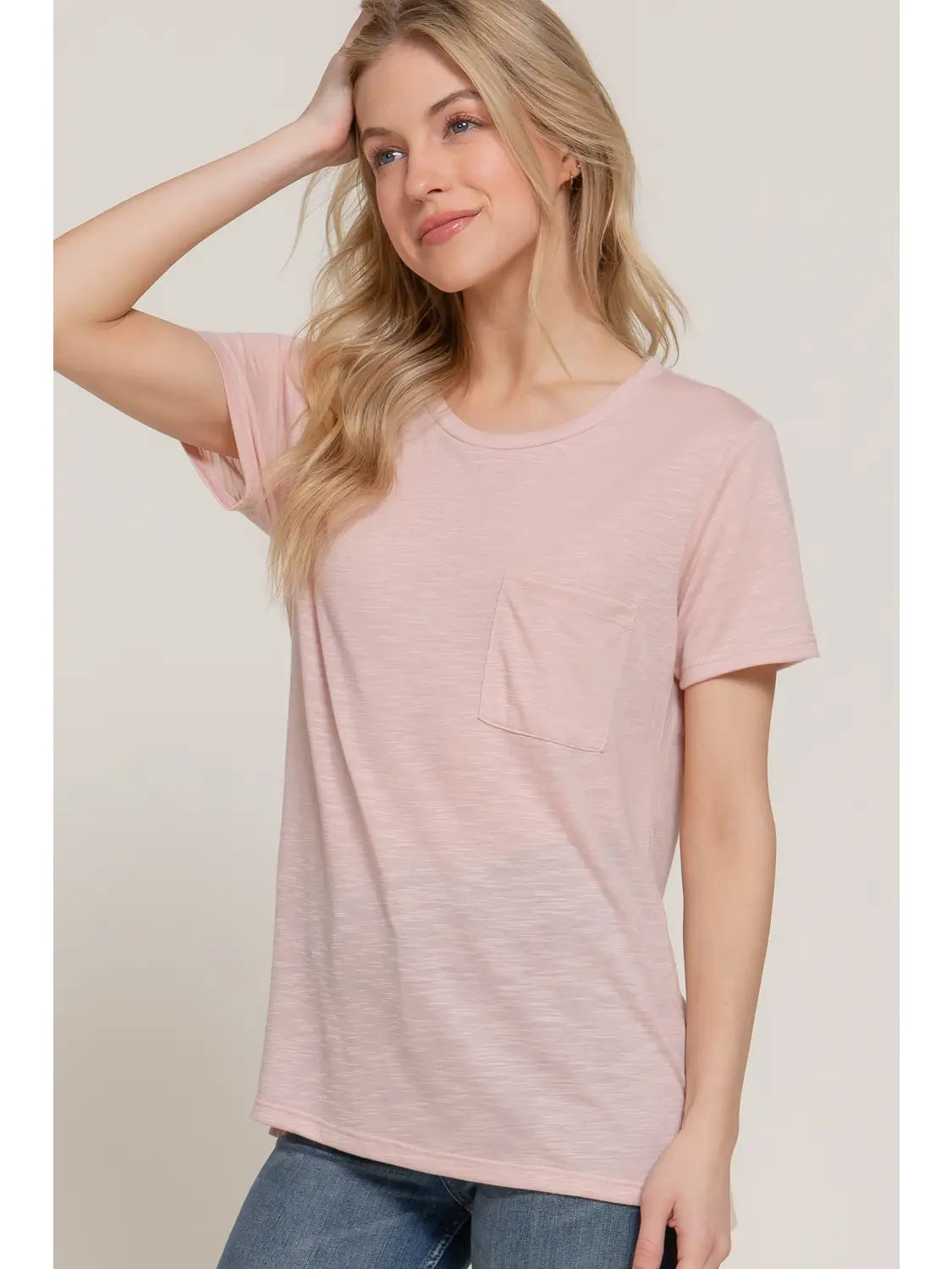 Pocket Slub Knit Tee