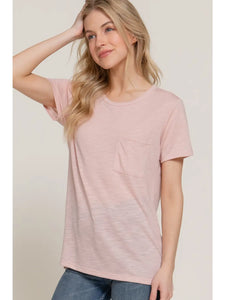 Pocket Slub Knit Tee