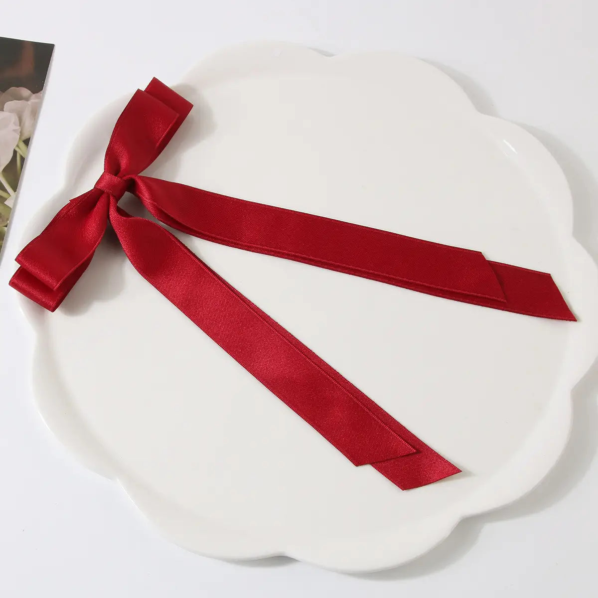 Double-Layered Bow Hair Clip