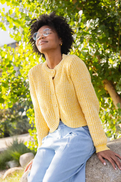 Sunroof Tulip Hem Cardi