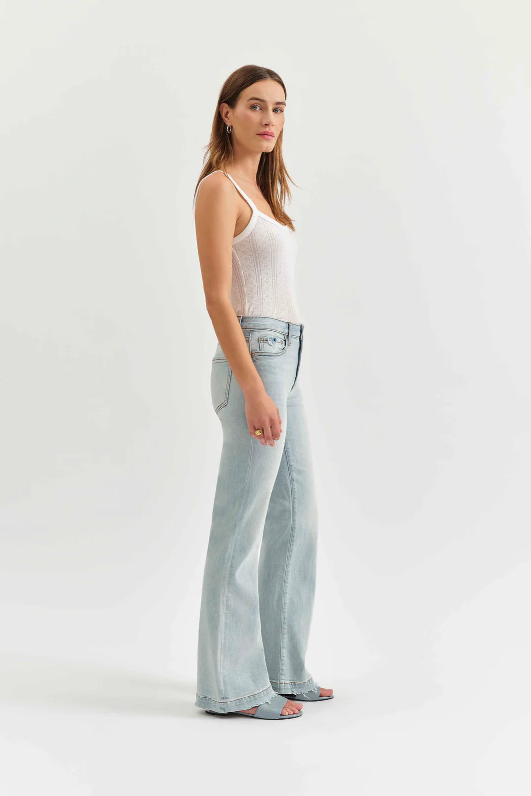 The Heart Breaker Mid Rise Flare