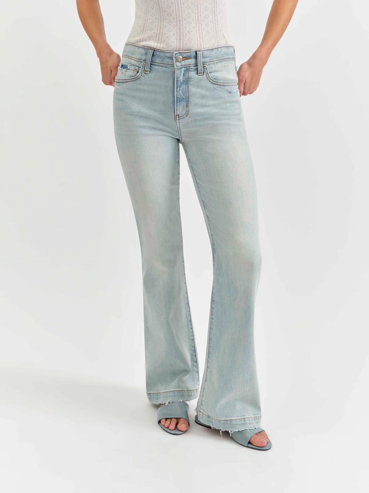 The Heart Breaker Mid Rise Flare
