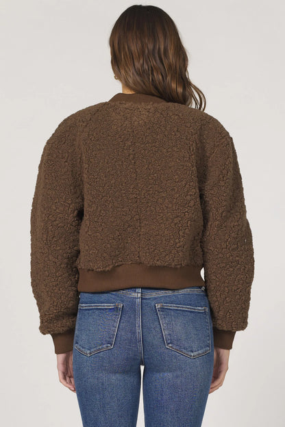 Felicia Sherpa Bomber Jacket