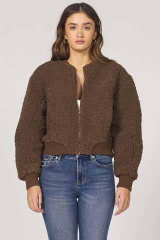 Felicia Sherpa Bomber Jacket
