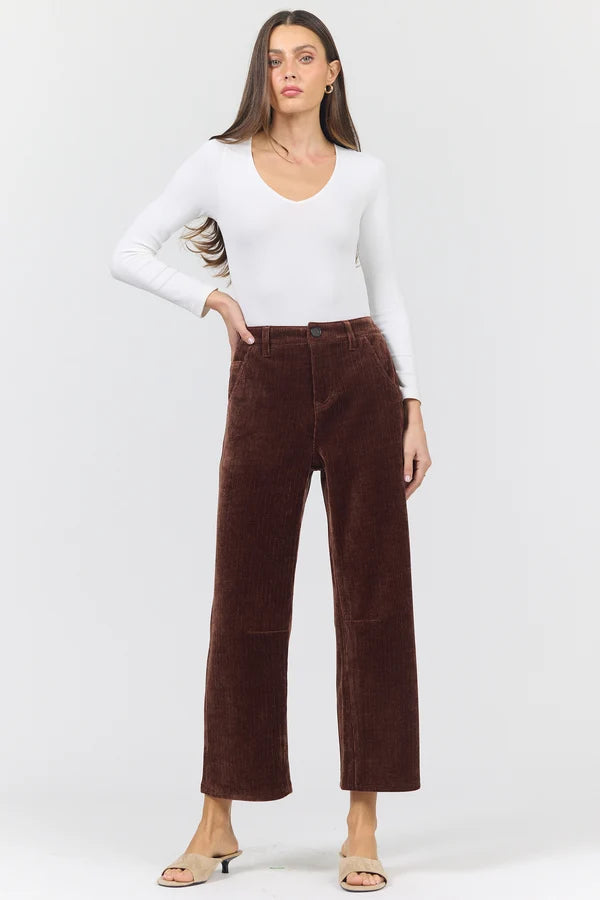 woman in top and pants