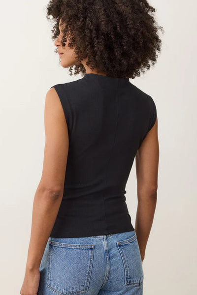 Sun-In Lexi Rib Mock Neck Top