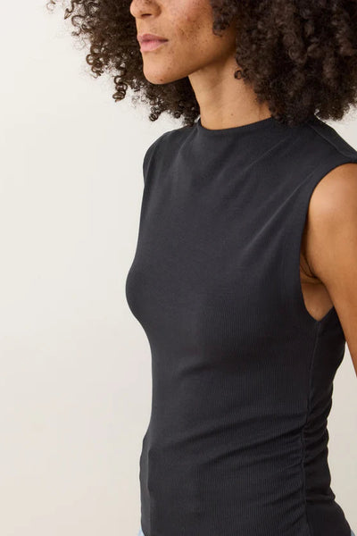 Sun-In Lexi Rib Mock Neck Top