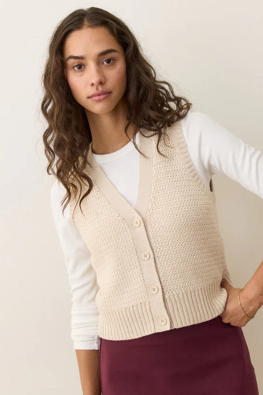 Robin Textured Sweater Vest