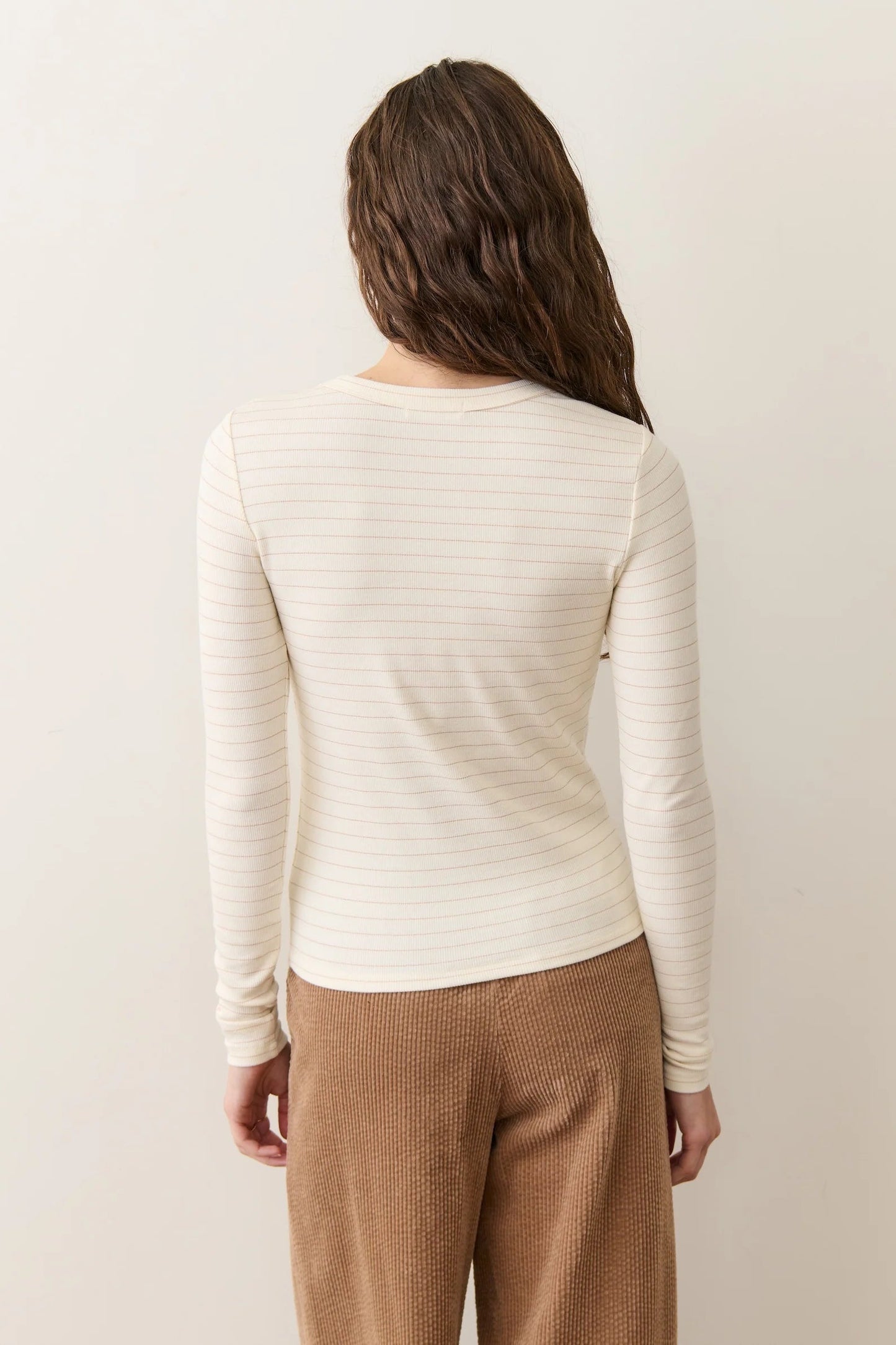 Lexi Rib Sun-In Longsleeve Crew Tee