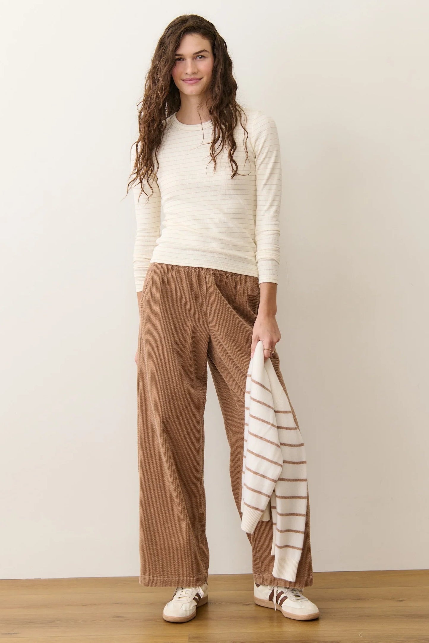 Lexi Rib Sun-In Longsleeve Crew Tee