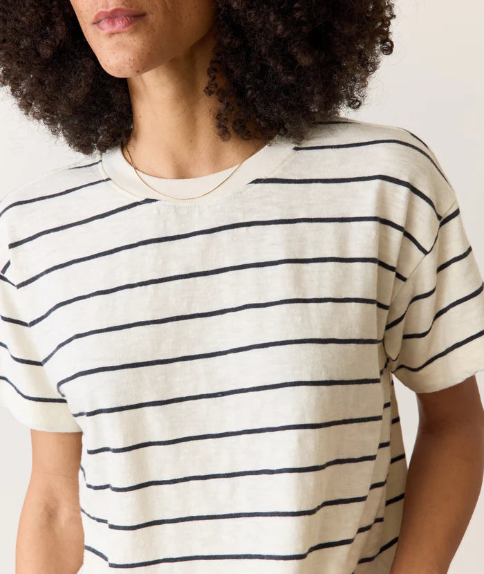 Sadie Vintage Slub Crop Tee