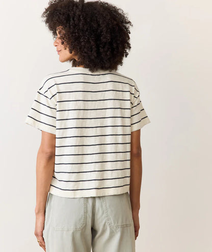 Sadie Vintage Slub Crop Tee