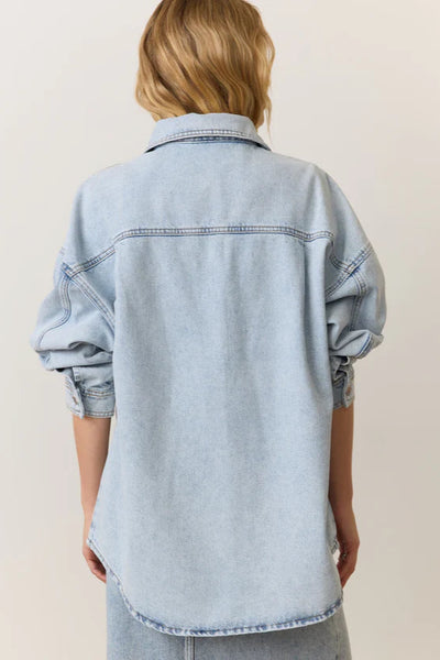 Molly Oversized Denim Shirt Jacket