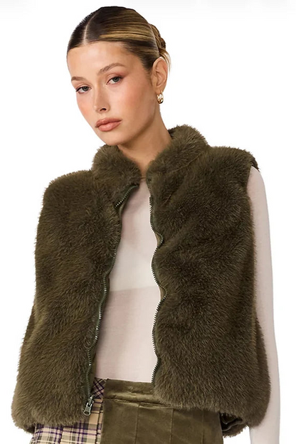 woman in vest