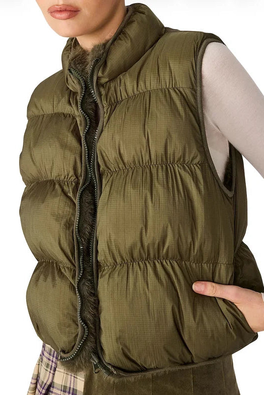 woman in vest
