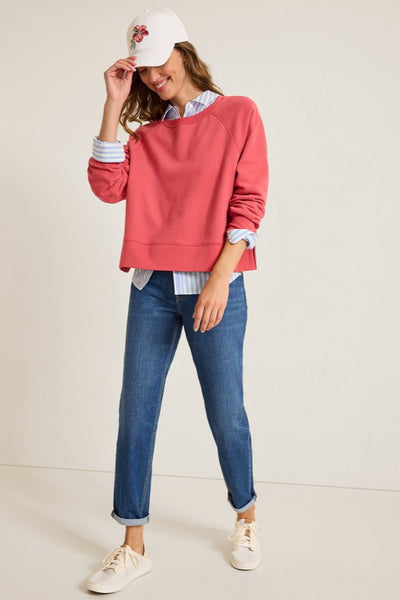 Marina Del Mar Relaxed Crew Sweatshirt