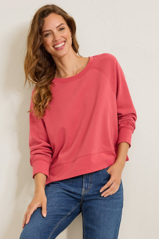Marina Del Mar Relaxed Crew Sweatshirt