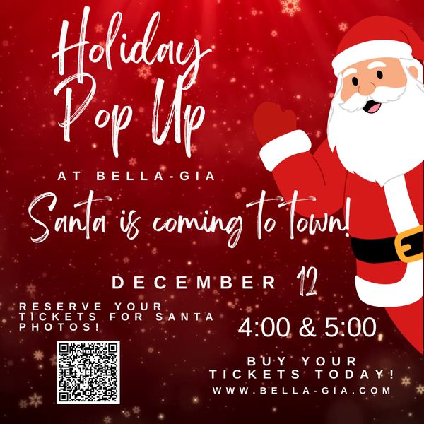 Holiday Pop Up Ticket- Dec 12th -Santa Day