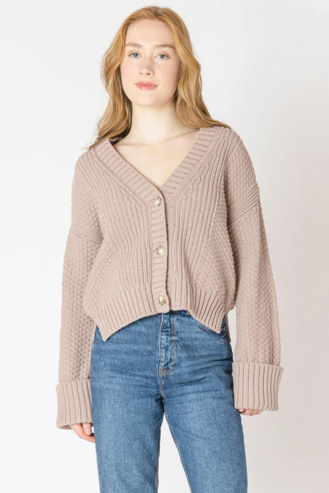 Cuffed Cardigan
