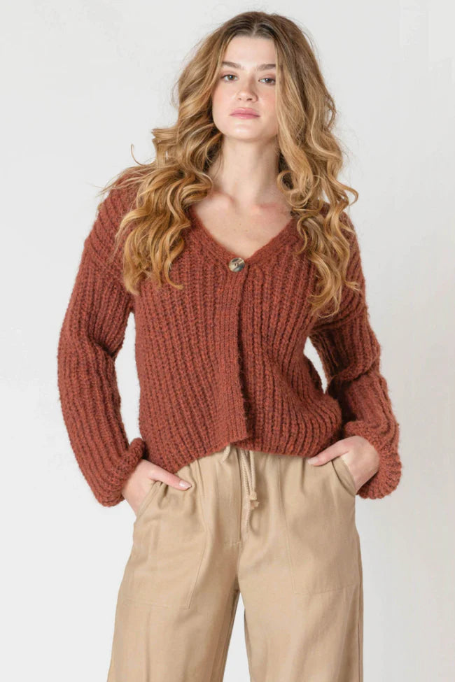 One Button Sweater