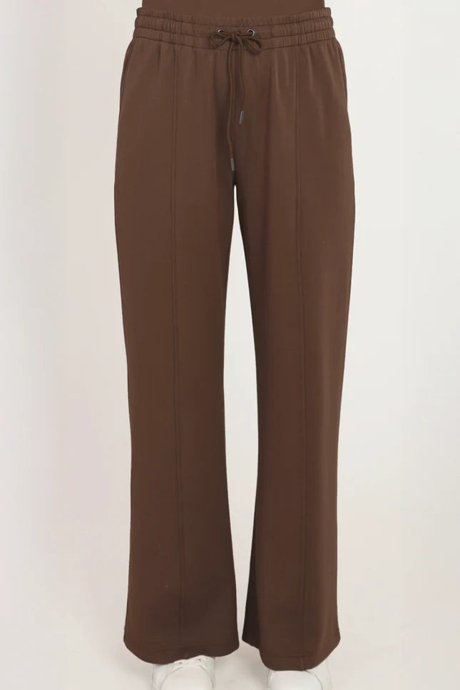 chocolate scuba pull on pants