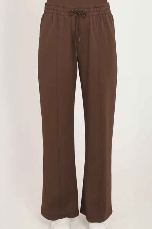 chocolate scuba pull on pants