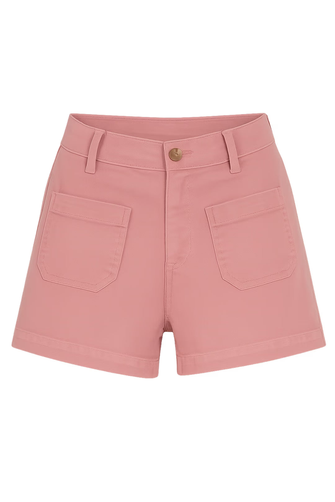 pink shorts on white background
