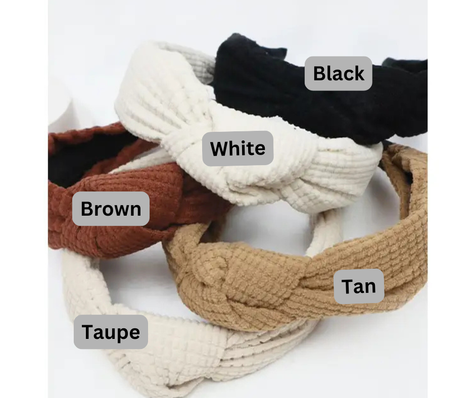 Waffle Texture Knotted Headband