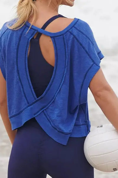 Cool Down Crossback Tee