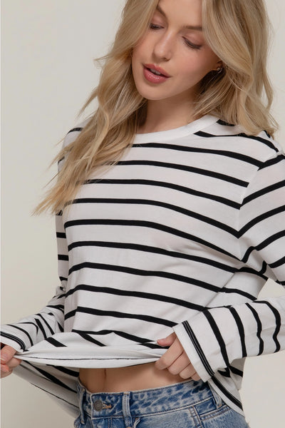 Long Sleeve Stripe Tee