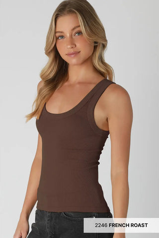 Reversible Ribbed Tank Top