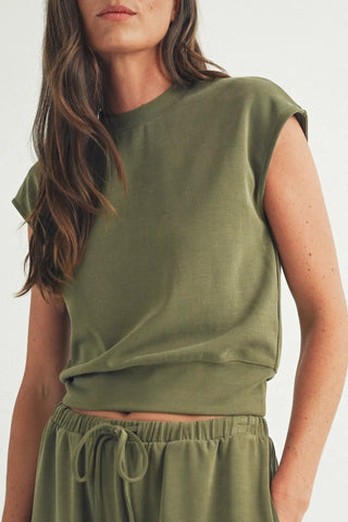 Cap Sleeve Lounge Top